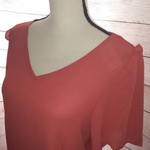 Loft Outlet Rose Colored Top